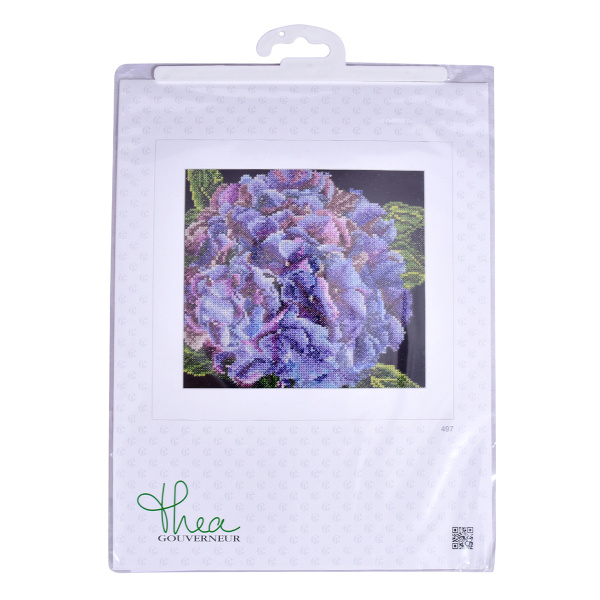 Набор для вышивания "Гортензия", канва аида 18 ct. Арт 497A                    