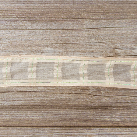 Лента органза "с памятью" SAFISA, 38 мм, 15 м цвет 83, чайная роза. Арт 25256-38мм-83           