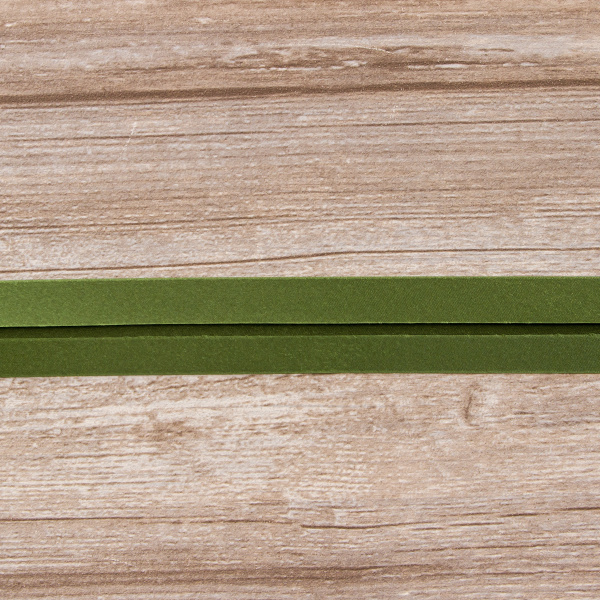 Косая бейка атласная 30 мм, 25 м, цвет 26, хаки темный. Арт 6260-30мм-26            