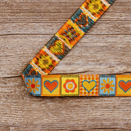 Лента жаккард SAFISA, 20 мм, 15 м, цвет 03. Арт 9178-20мм-03