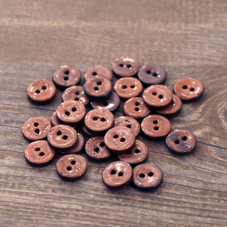 Пуговицы CONCEPT, размер 18, кокос, цвет COL.7 пыльная роза. Арт 1919H-018-COL.7