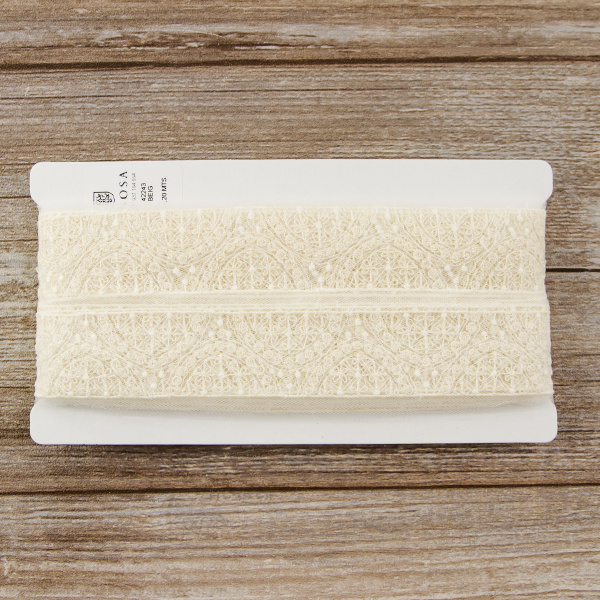 Кружево-вышивка на тюле, 20 мм. Арт 42243/58