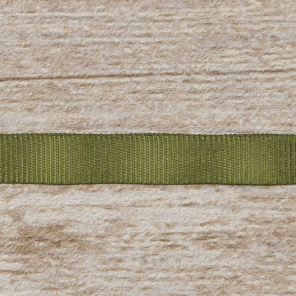 Лента репсовая SAFISA, 10 мм, 25 м, цвет 26 хаки темный. Арт 350-10мм-26