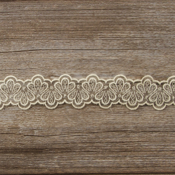 Кружево-вышивка на тюле, 20 мм. Арт 42176/58