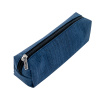 Пенал для ручек "Pencil Case" на молнии, 22 х 7 х 7 см, текстильный, цвет темно-голубой. Арт 04003/6