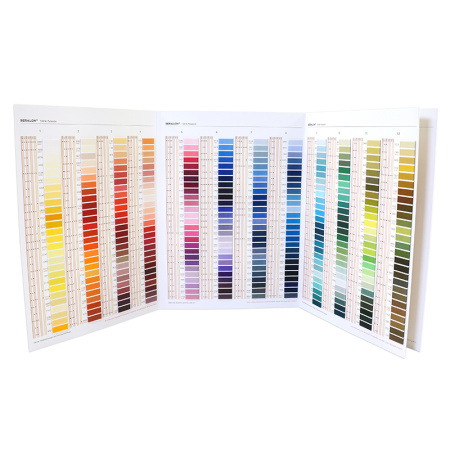 Цветовая карта,  AMANN GROUP METTLER, SERALON. Арт 100837                  