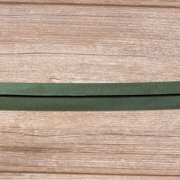 Косая бейка атласная 30 мм, 25 м, цвет 97, болотный. Арт 6260-30мм-97            