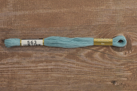 Мулине COSMO однотонный цвет  563       . Арт 25-6/563       