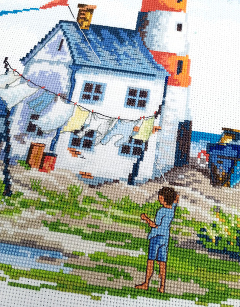 Набор для вышивания  "Берег моря". Арт 02.012.07