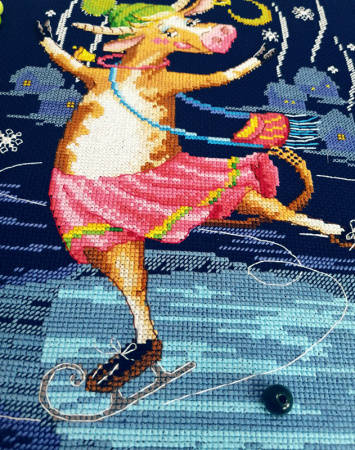 Набор для вышивания "Новогодний пируэт". Арт 01.033.33