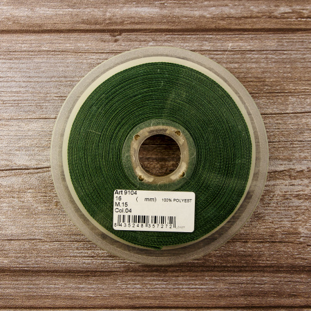 Лента жаккард SAFISA, 16 мм, 15 м, цвет 04. Арт 9104-16мм-04            