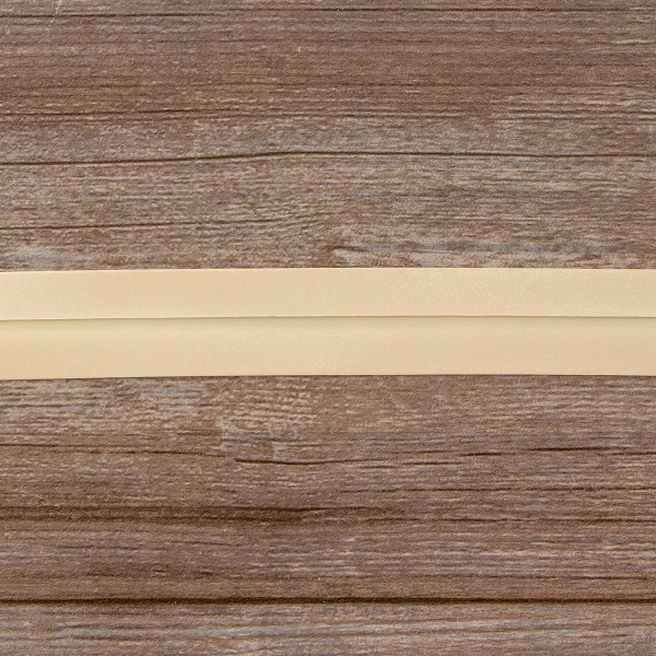 Косая бейка атласная 30 мм, 25 м, цвет 21, персиковый айвори. Арт 6260-30мм-21            