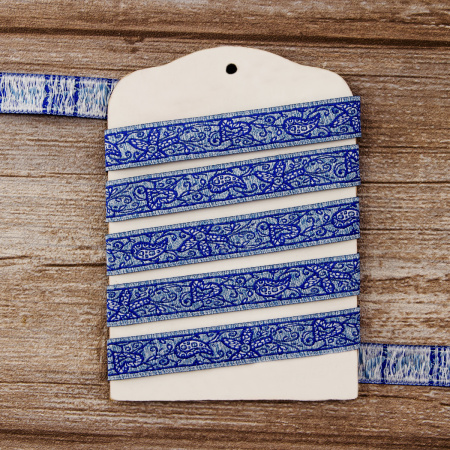 Лента жаккард SAFISA, 16 мм, 15 м, цвет 02. Арт 9104-16мм-02            