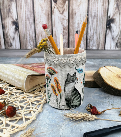 Набор для создания карандашницы "Кошки-мышки". Арт 21.002.24