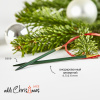 Спицы металлические круговые супергладкие addiChristmas, №4, 80 см.. Арт 705-2/4-80