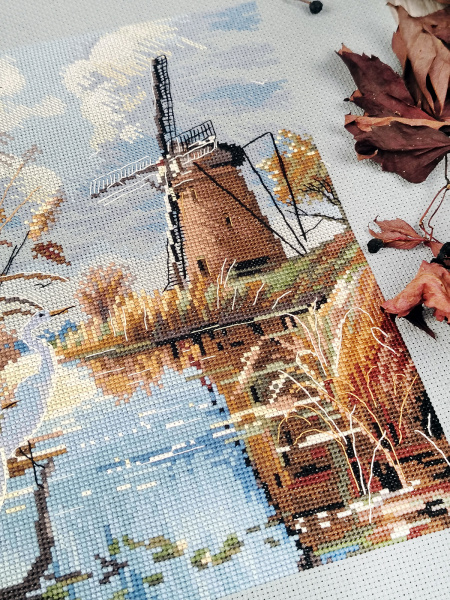 Набор для вышивания "Мельница". Арт 02.010.34