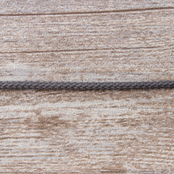 Шнур плетеный SPIRAL ( SAFISA), 4 мм, 25 м, цвет серый светлый. Арт 25281-4-27