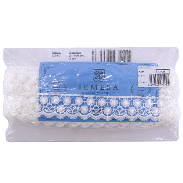 Гипюр, 31 мм, цвет белый. Арт K054/01