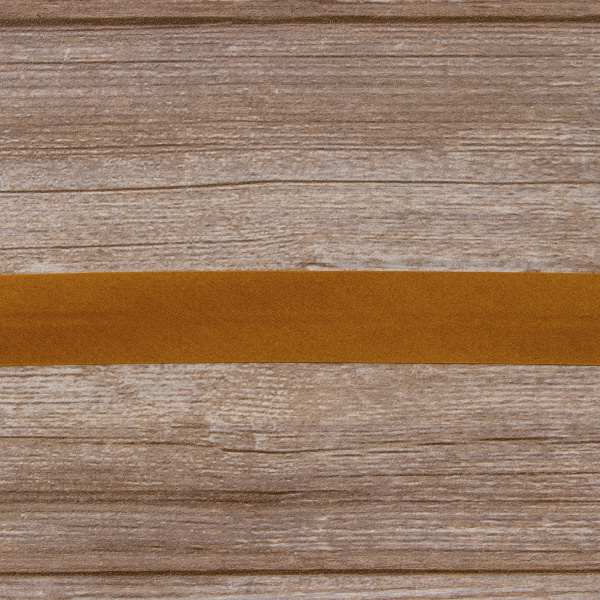 Косая бейка атласная 30 мм, 25 м, цвет 44, бронзовый. Арт 6260-30мм-44            