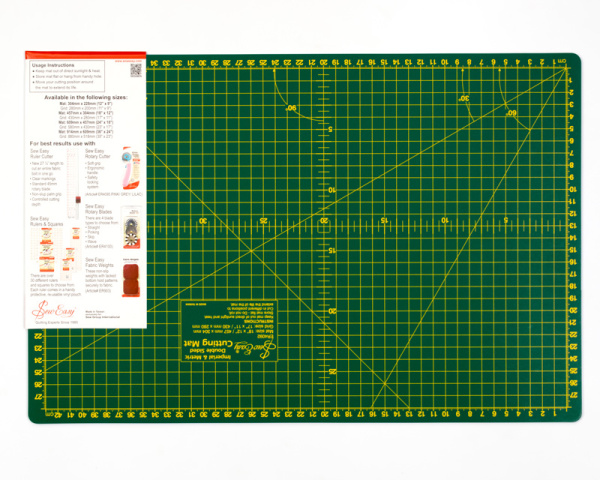 Мат для раскройного ножа двусторонний, миди, 457мм x 304мм, 18" x 12". Арт ER4092                  