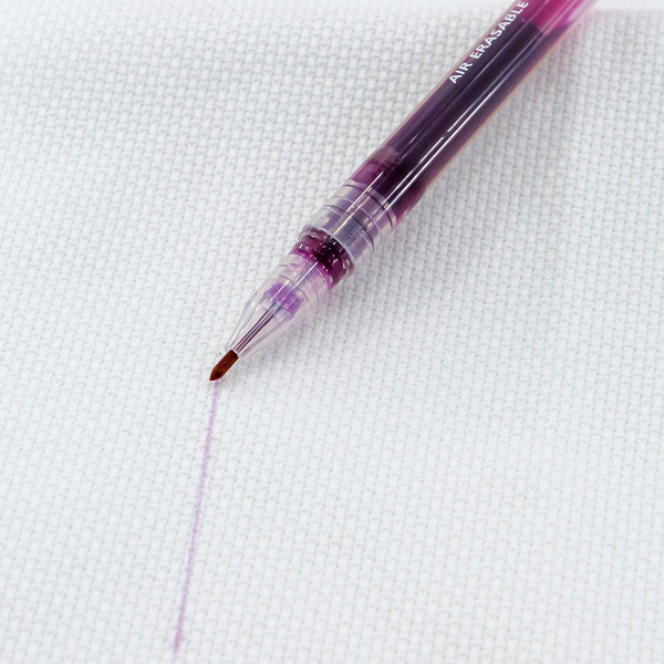 Маркер для разметки на ткани, линия 1 мм, цвет фиолетовый, исчезающий на воздухе. Арт 296                     