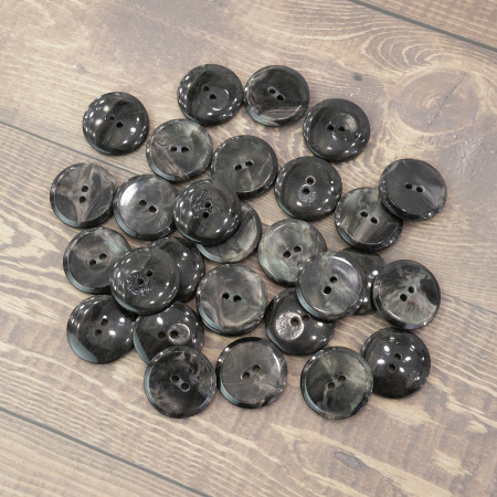 Пуговицы CONCEPT Mother of Pearl, размер 32, полиэстер, цвет COL.5 Deep Sea. Арт 75315-032-COL.5DEEP SEA