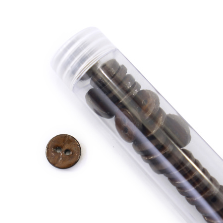 Пуговицы CONCEPT, размер 18, кокос, цвет COL.4 коричневый. Арт 1919H-018-COL.4