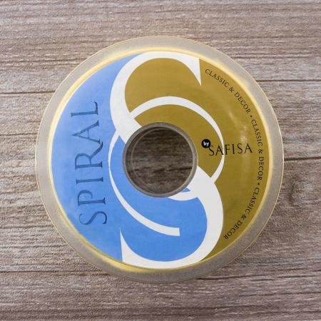 Шнур атласный SAFISA 2 мм, 25 м, цвет 09, Желтый светлый. Арт 462-09                  