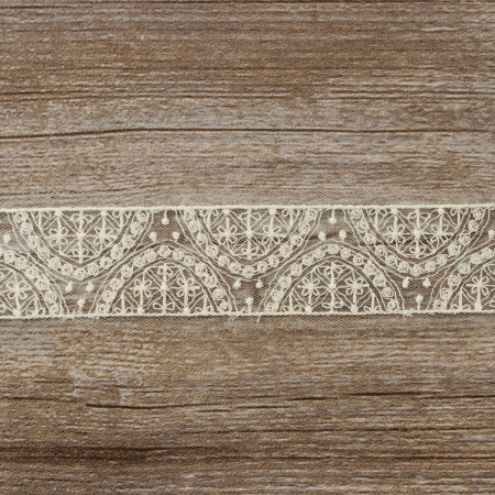 Кружево-вышивка на тюле, 20 мм. Арт 42243/58