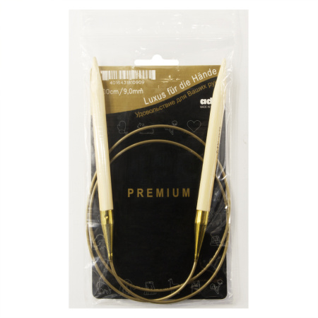 Спицы, круговые, бамбук addiNature BAMBOO №9, 100 см. Арт 555-7/9-100