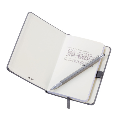 Блокнот с шариковой ручкой TROIKA . Арт NPP28/RD