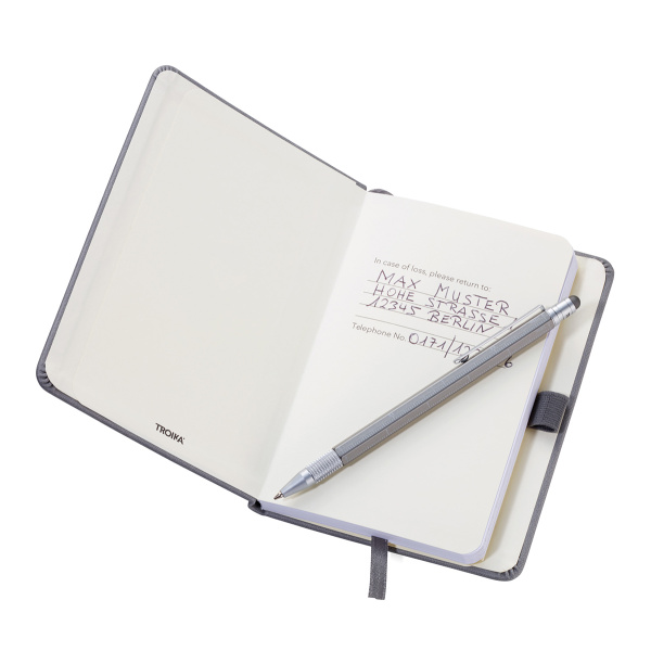 Блокнот с шариковой ручкой TROIKA . Арт NPP28/RD