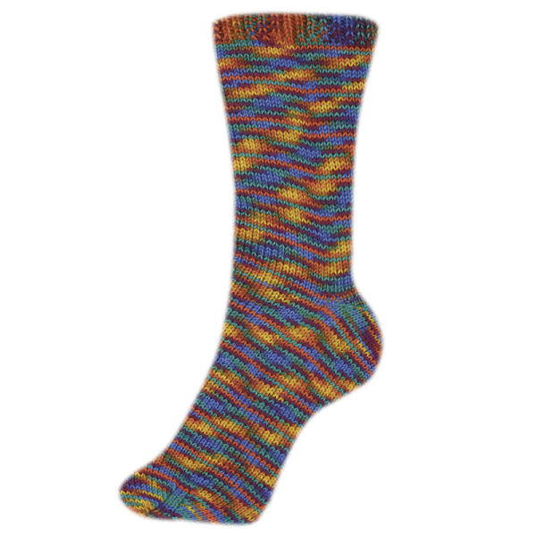 Пряжа Fortissima Socka 4-fach color, 75% шерсть, 25% полиамид, 420 м, 100 г. Арт 90028-2402