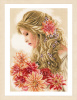 Набор для вышивания "Lady Dahlia". Арт PN-0172683