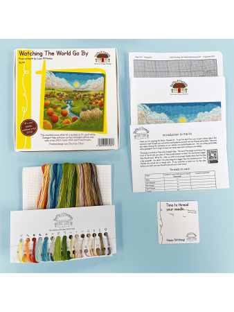 Набор для вышивания "Watching The World Go By". Арт XLP9