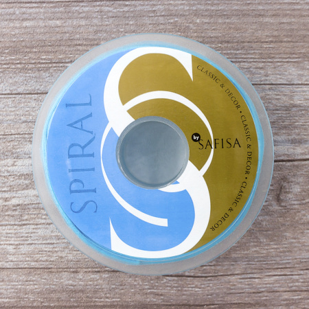 Шнур атласный SAFISA 2 мм, 25 м, цвет 16, сине-голубой. Арт 462-16                  