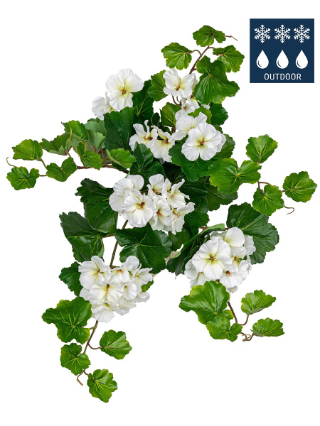 Ветка декоративная "Герань". Арт 204708-100