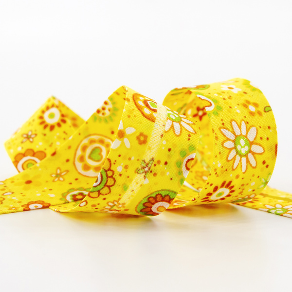 Косая бейка с рисунком SAFISA, арт.6512, 20 мм, 20 м, цвет 04. Арт 6512-20мм-04