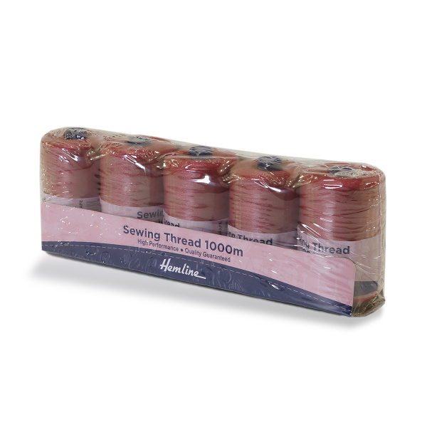 Нить универсальная  Hemline для шитья, 1000 м. Арт N4124.610