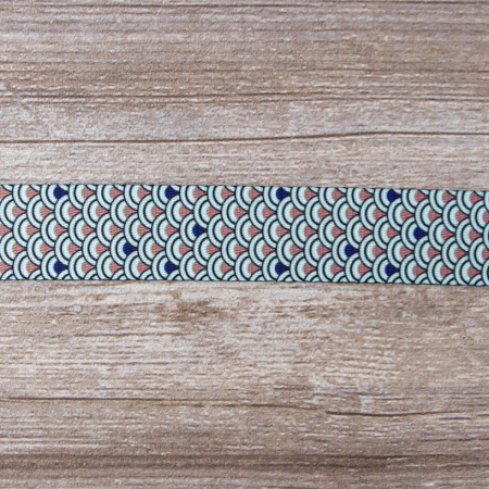 Тесьма ременная декоративная, 30 мм, цвет ментоловый, 10 м. Арт 35136-30мм-01