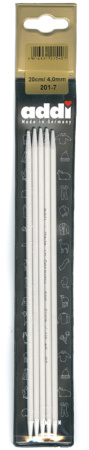 Спицы, чулочные, алюминий, addiSock №4,0, 20 см. Арт 201-7/4-20              