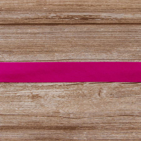 Косая бейка атласная 30 мм, 25 м, цвет 82, пурпурный. Арт 6260-30мм-82            