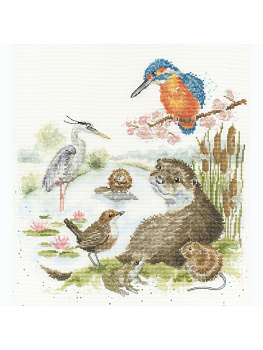 Набор для вышивания "The Water's Edge". Арт XHD148