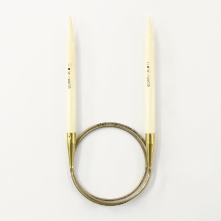 Спицы, круговые, бамбук addiNature BAMBOO №8, 80 см. Арт 555-7/8-80