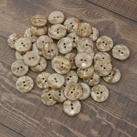 Пуговицы CONCEPT Mother of Pearl, размер 28, полиэстер, цвет COL.3 Snail. Арт 75315-028-COL.3SNAIL