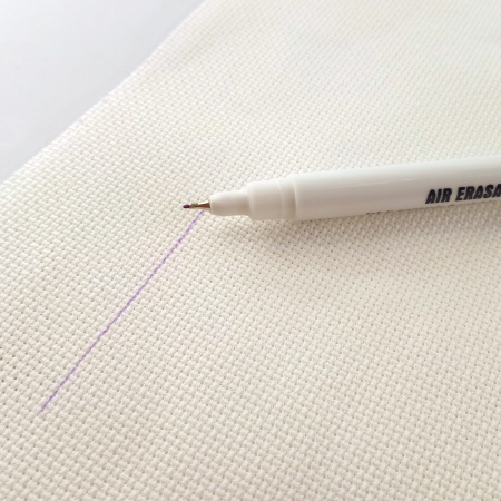 Маркер для разметки на ткани, тонкая линия 0,5 мм, цвет фиолетовый, исчезающий на воздухе. Арт 296.F                   