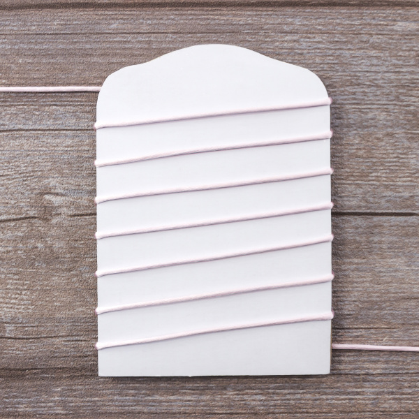 Шнур атласный SAFISA 2 мм, 25 м, цвет 05, розовый. Арт 462-05                  