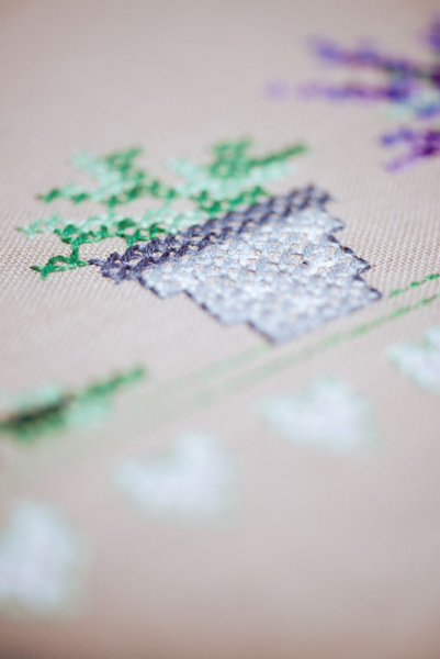 Набор для вышивания дорожки "Лаванда" . Арт PN-0165726