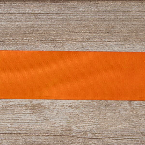 Лента репсовая SAFISA, 50 мм, 25 м, цвет 61 алый. Арт 350-50мм-61