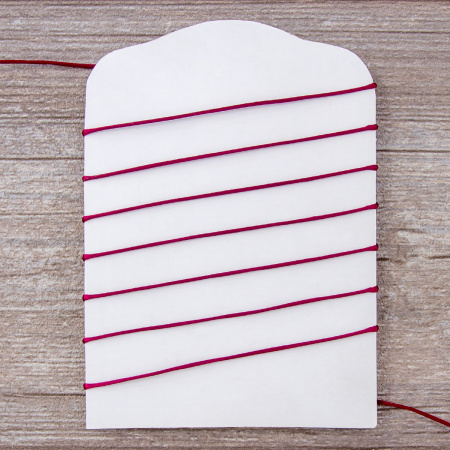 Шнур атласный мини-рулон, 1,5 мм, 4,5 м, цвет 30, бордо. Арт P00470-1,5мм-30         